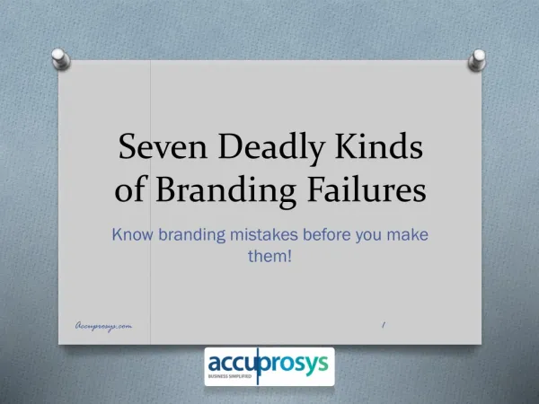 Branding Solutions - Accuprosys