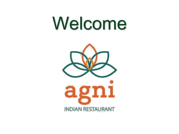 Agni Indian Resaturant - Take Away Menu