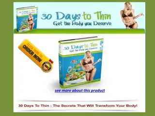 Weight loss program - slide 1