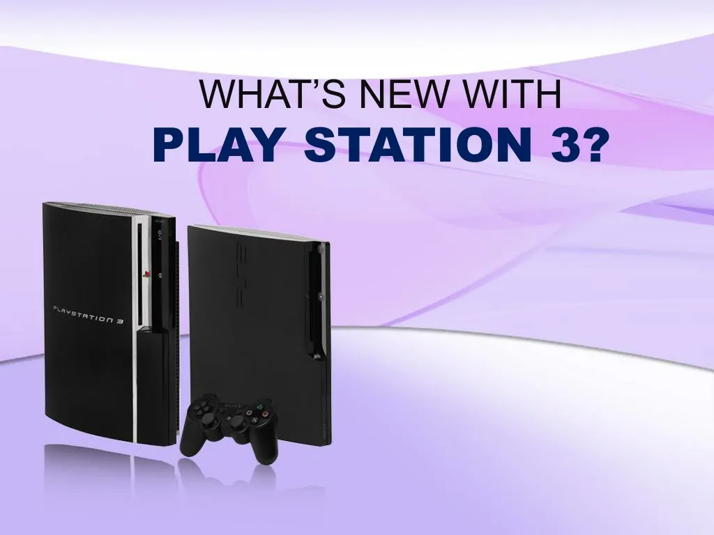 what s new with play station 3