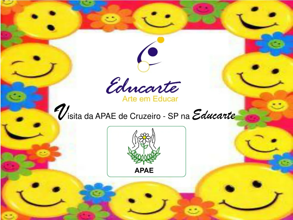 v isita da apae de cruzeiro sp na educarte