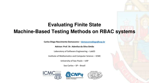 Evaluating Finite State Machine-Based Testing Methods on RBAC systems