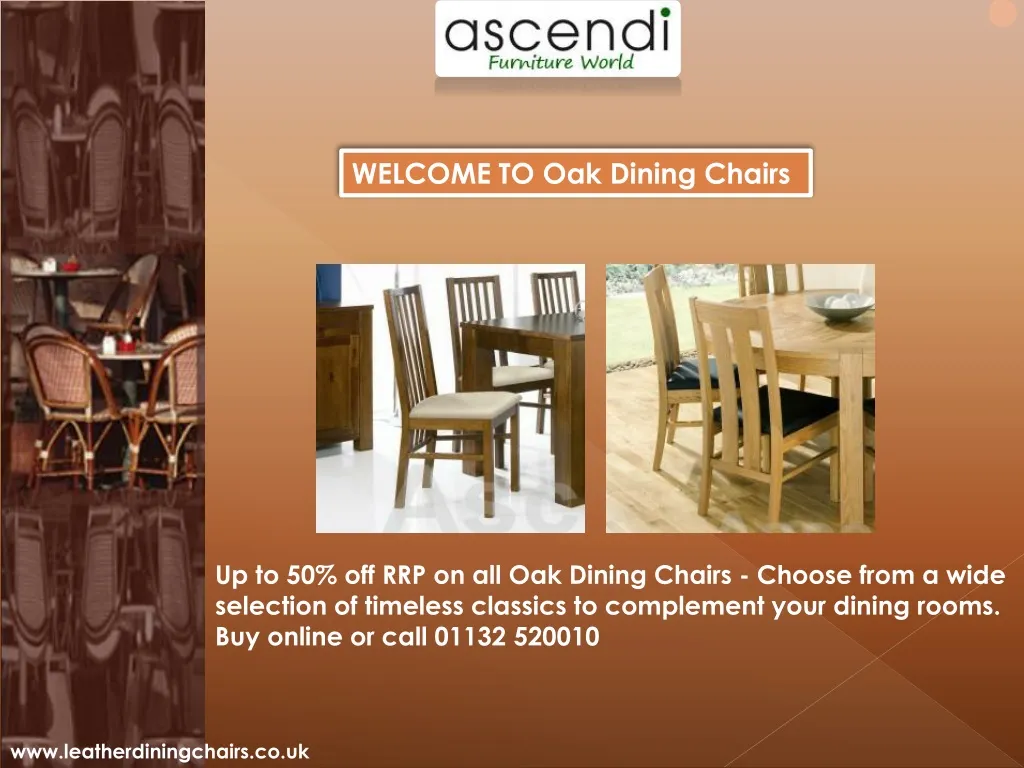 welcome to oak dining chairs