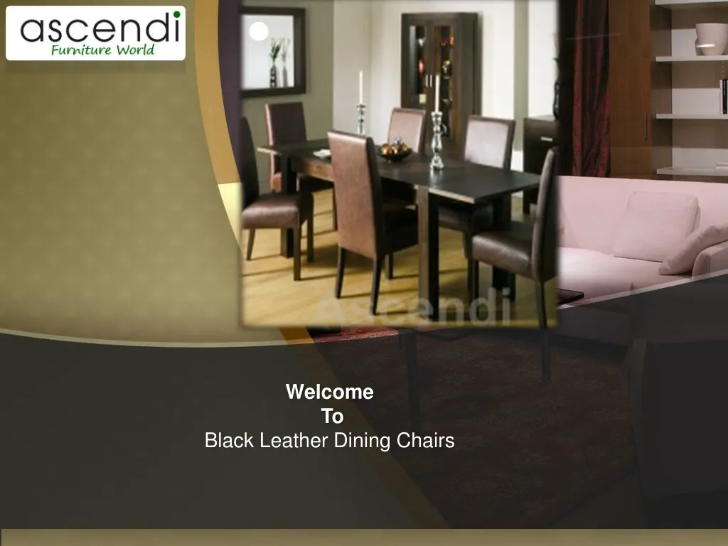 welcome to black leather dining chairs