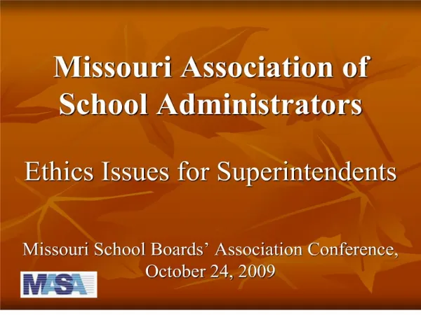 missouri association of school administrators