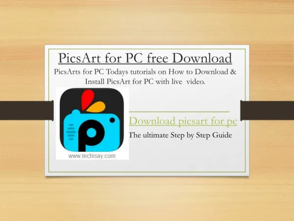 PicsArt for PC A complete Step by Step Guide