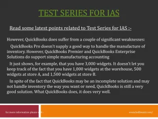 Get Online Test Series for IAS Exam at halfmantr - slide 1