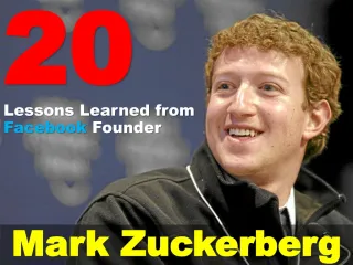 Lessons For Mark Zuckerberg - slide 1