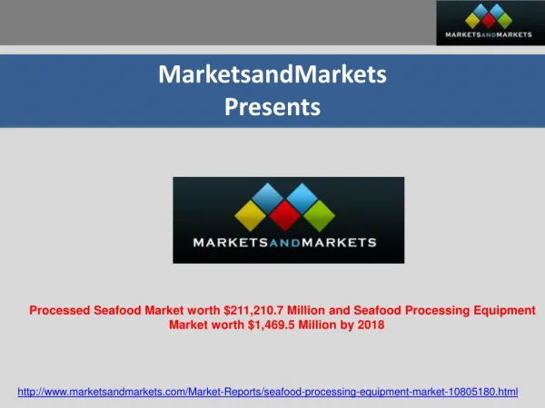 Processed Seafood Market worth $211,210.7 Million by 2018