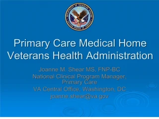 primary care medical home veterans health administration - slide 1