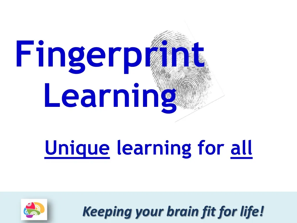 fingerprint learning