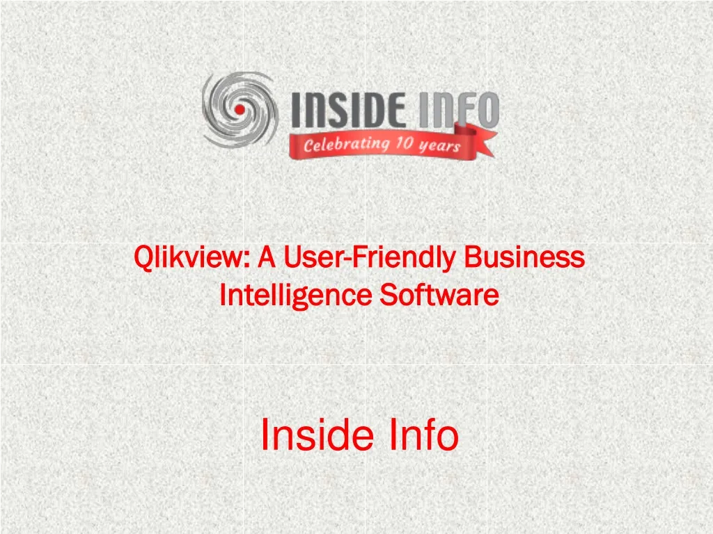 qlikview a user friendly business intelligence software