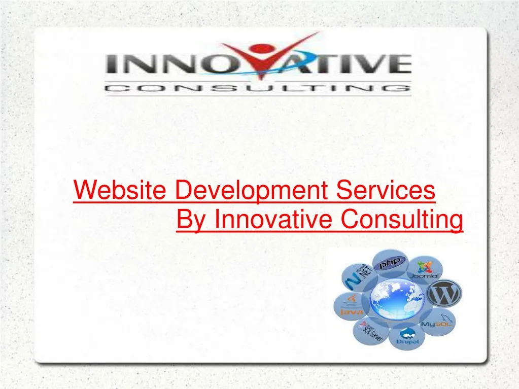 website development services by innovative consulting
