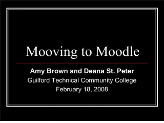 mooving to moodle - slide 1