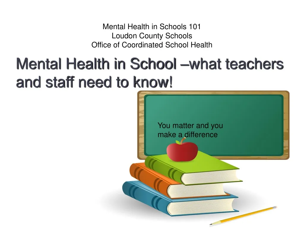 mental health in school what teachers and staff need to know