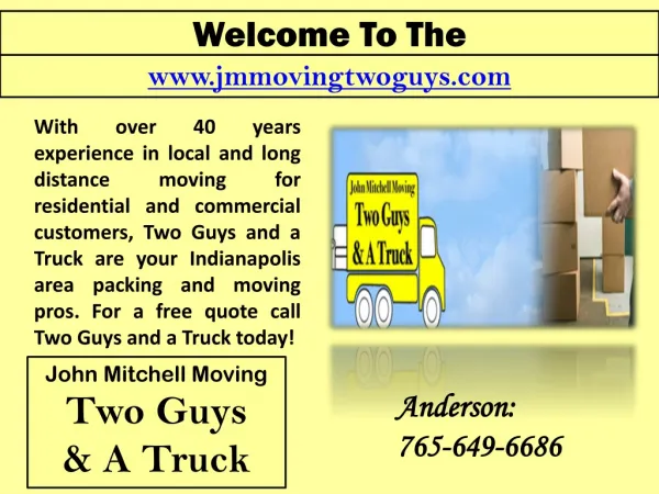 Indianapolis Interstate Movers- Furniture Movers- Packing Companies