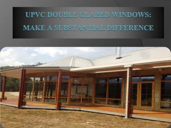 UPVC Double Glazed Window Installations