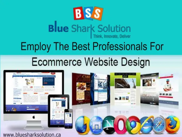 Employ the best professionals for ecommerce website design: