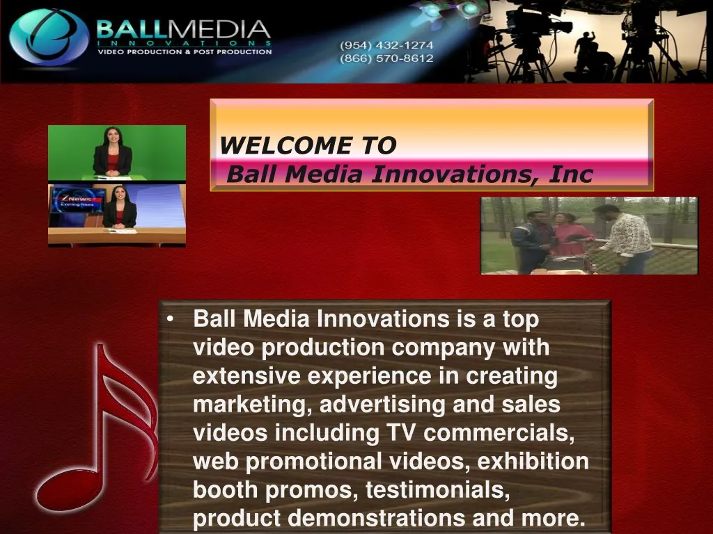 welcome to ball media innovations inc