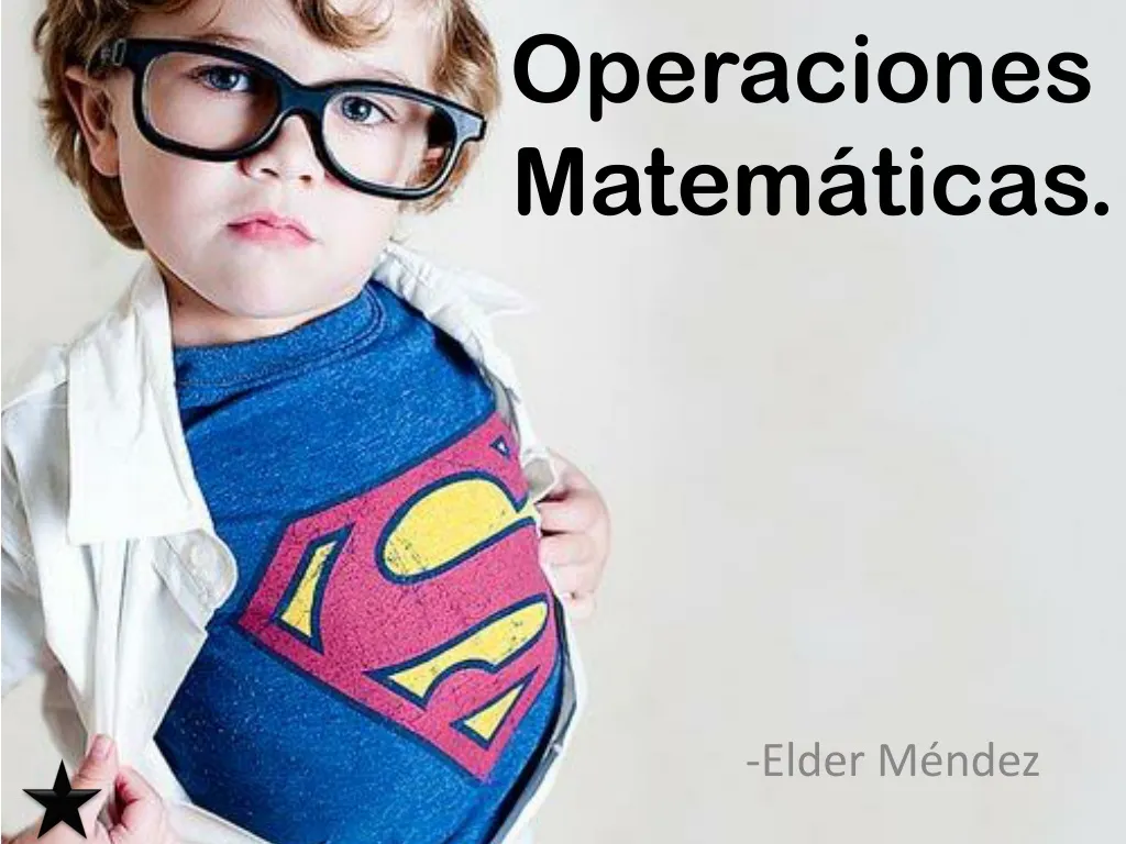 operaciones matem ticas