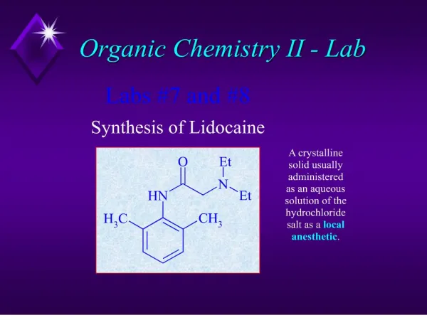 organic chemistry ii - lab