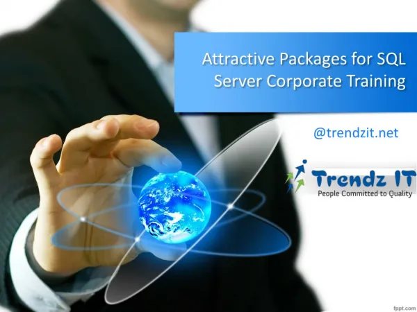 Attractive Packages for SQL Server Corporate Training