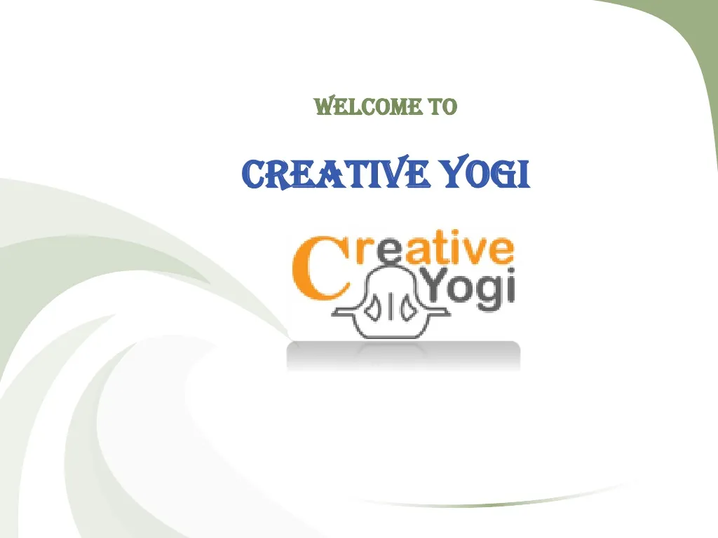 welcome to creative yogi