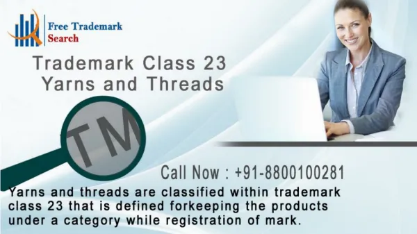 Trademark Class 23 | Yarns and Threads