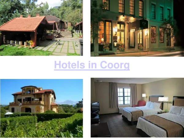 Coorg Places to Stay