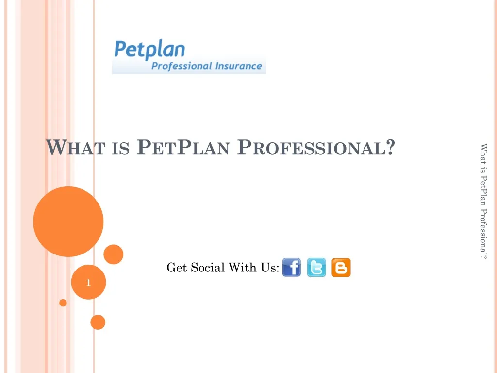 what is petplan professional