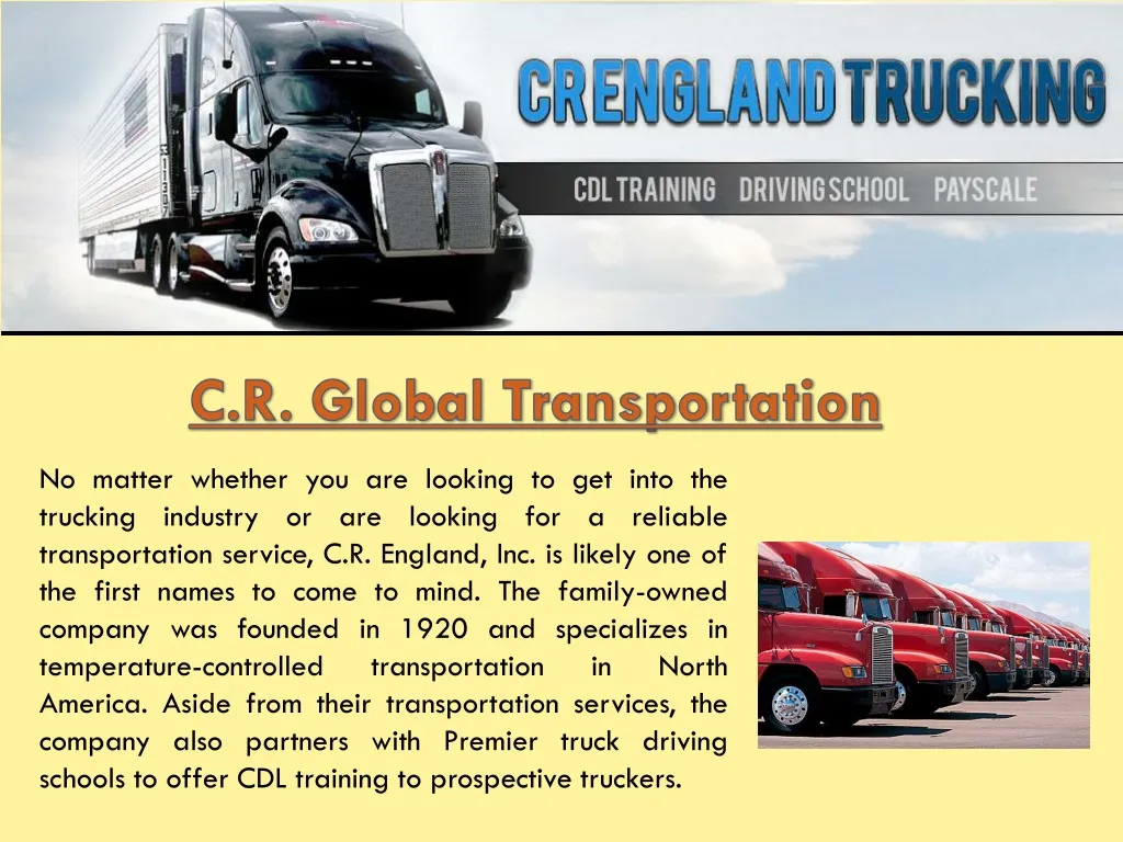 c r global transportation