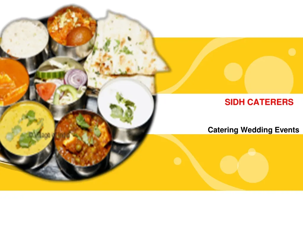 sidh caterers catering wedding events