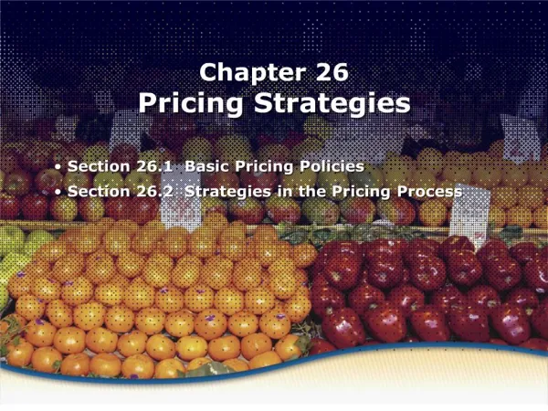 basic pricing policies