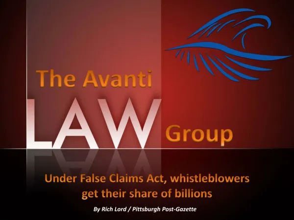 The Avanti Law Group: Under False Claims Act