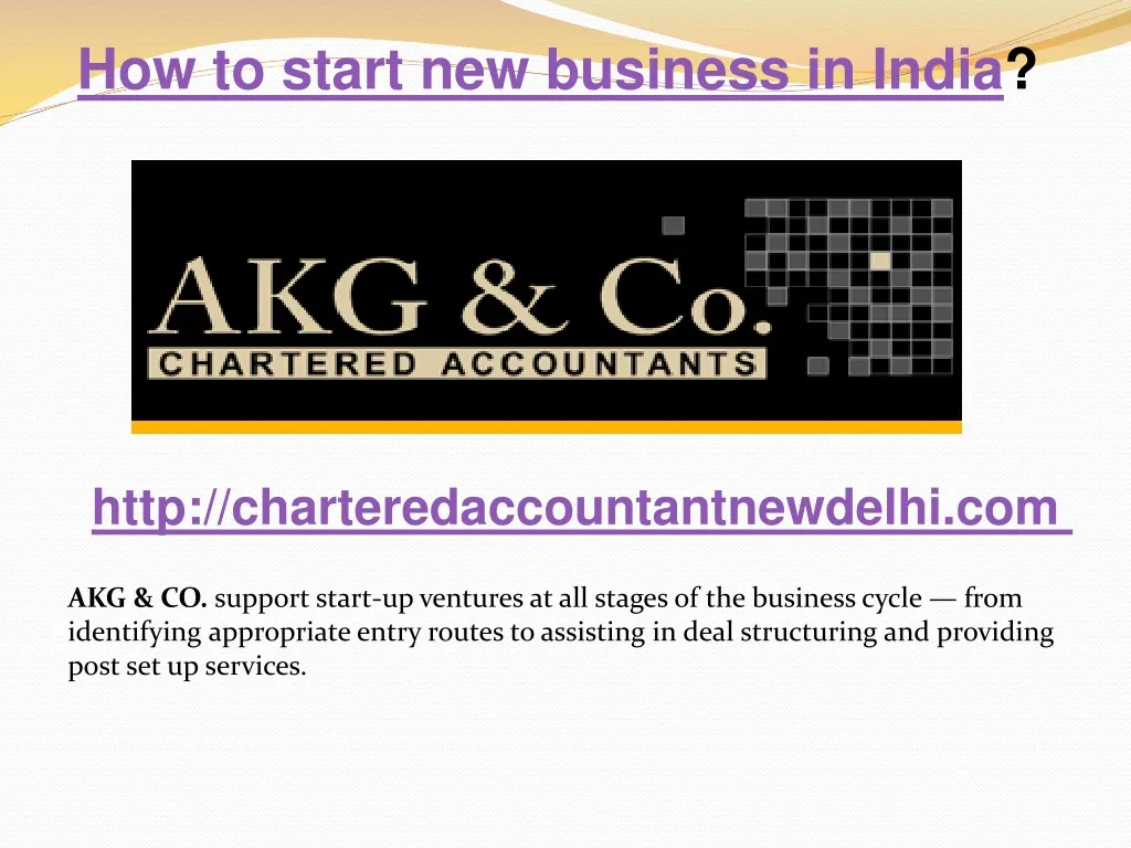 how to start new business in india