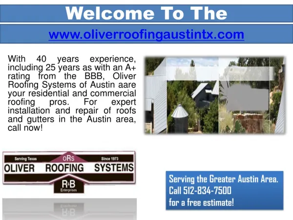 Commercial Roofing Contractor Austin- Metal Roofing - Tile Roof