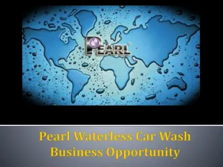 Pearl Waterless Car Wash Business Opportunity