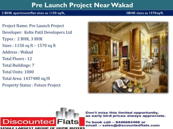 New Residential Pre Launch Project in Wakad Pune