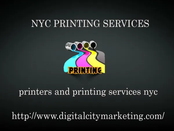 NYC Printing services