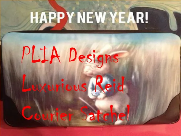 PLIA Designs Luxurious Reid Courier Satchel
