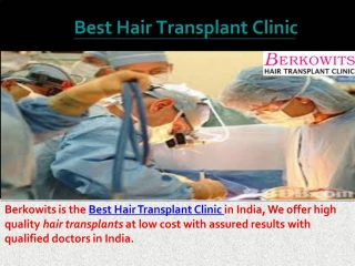 Best Hair Transplant Clinic