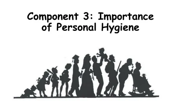 Component 3: Importance of Personal Hygiene