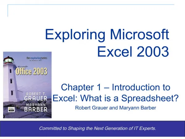 exploring office 2003 - grauer and barber