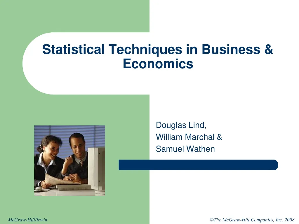 statistical techniques in business economics
