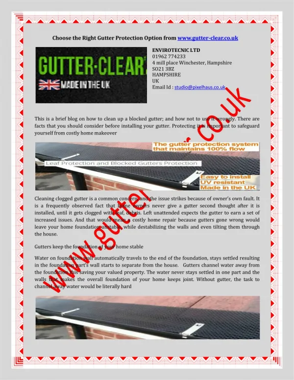 Choose the Right Gutter Protection Option from www.gutter-cl