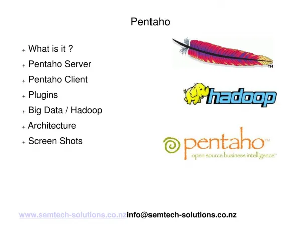 An introduction to Pentaho