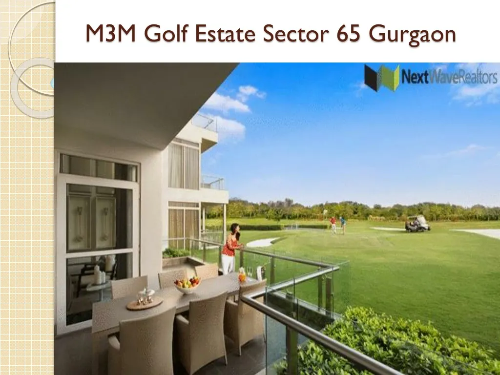 m3m golf estate sector 65 gurgaon
