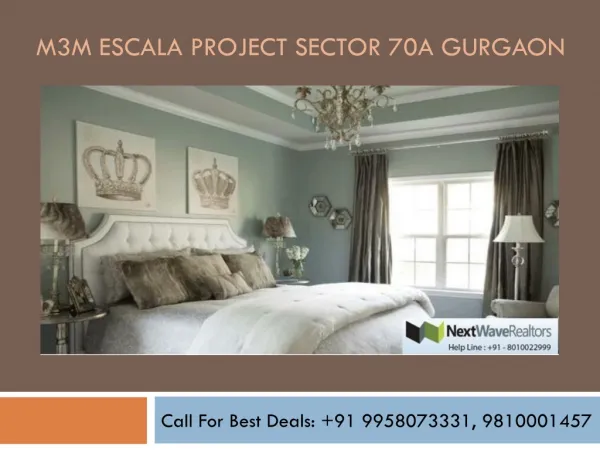 M3M Escala Project Sector 70A Gurgaon