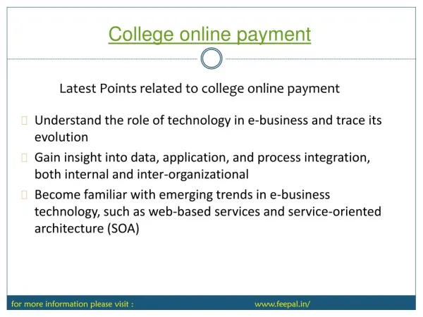 Feepal is one of the helping hand for college online payment