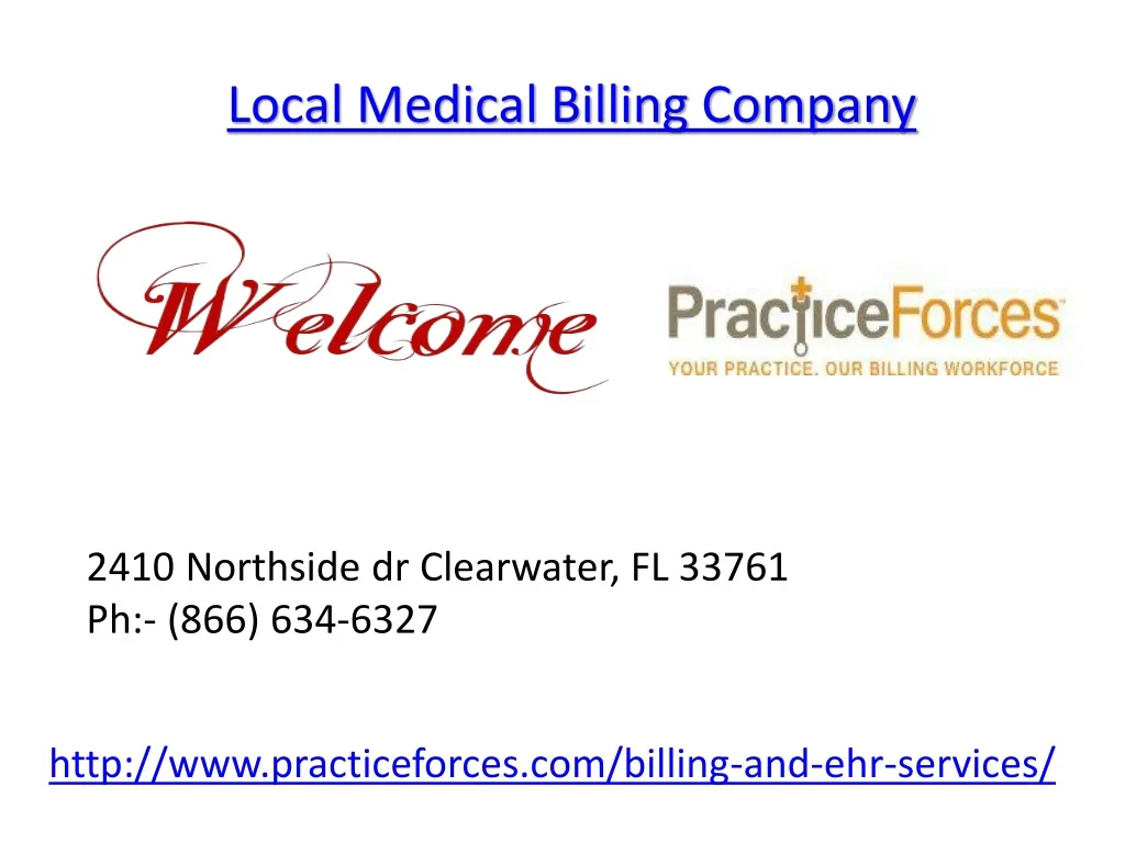 local medical billing company